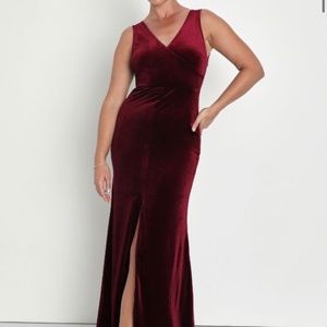 Lulus Burgundy Dress
